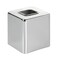 mDesign Modern Square Metal Paper Facial Tissue Box Cover Holder